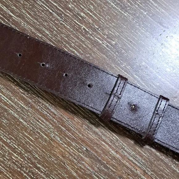 Peacock Feather Vintage 80’s Belt Gold Tone Clasp Genuine Peacock Adjustable - Picture 7 of 10